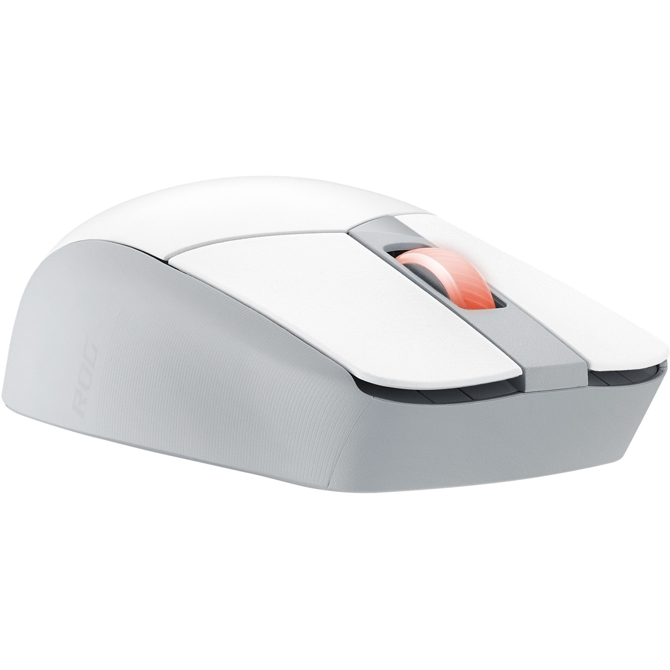 ASUS ROG Strix Impact III Wireless - Ambidextrous Gaming Mouse - White, 36000 DPI, RF 2.4GHz & Bluetooth 5.1