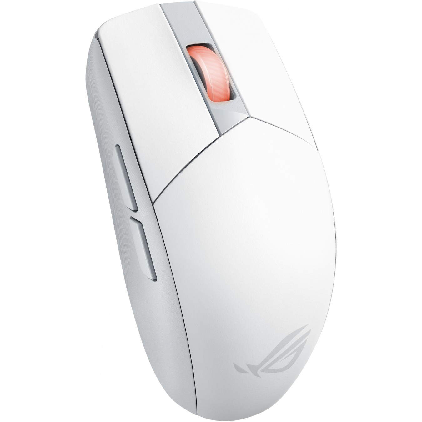ASUS ROG Strix Impact III Wireless - Ambidextrous Gaming Mouse - White, 36000 DPI, RF 2.4GHz & Bluetooth 5.1