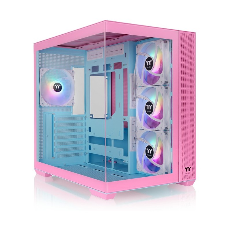 Buy Thermaltake View 380 TG ARGB - Mid Tower PC Case - Bubble Pink/White, Temper... in Cyprus, Nicosia, Limassol, Larnaka, Pafos