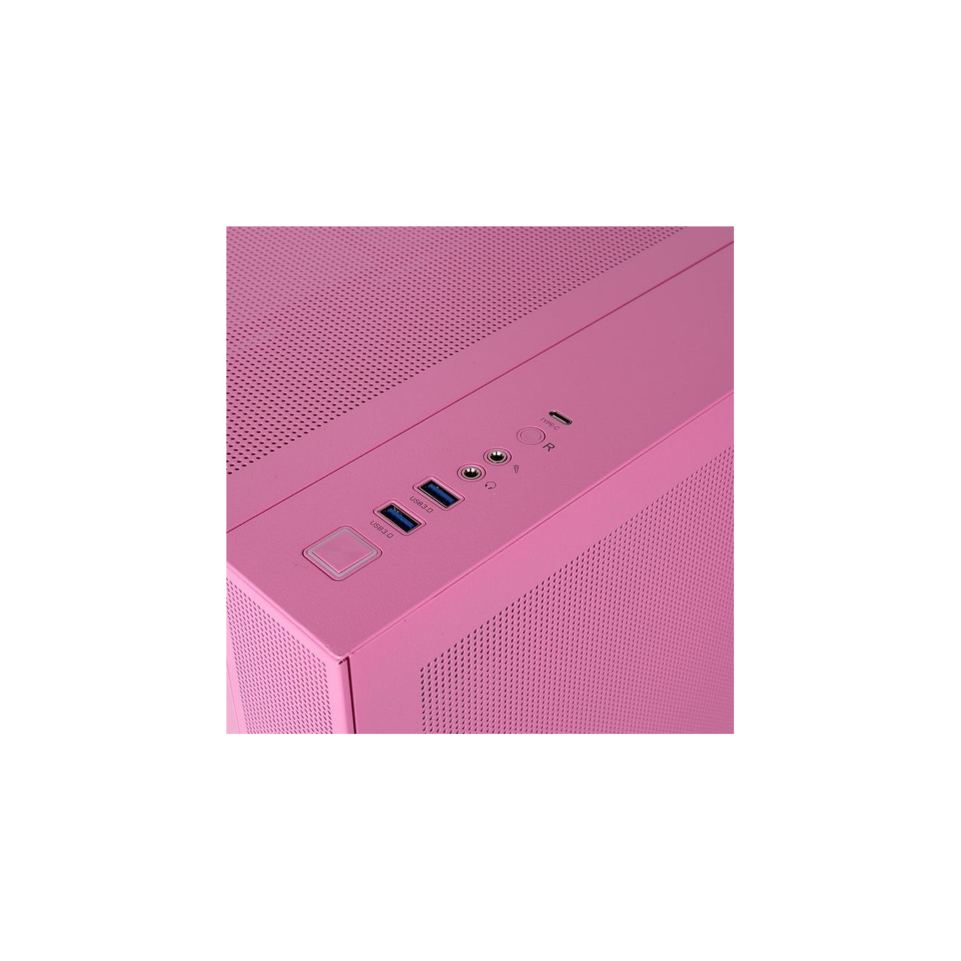 Thermaltake View 380 TG ARGB - Mid Tower PC Case - Bubble Pink/White, Tempered Glass, ARGB, ATX/mATX/Mini-ITX