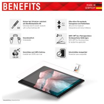Buy DISPLEX Tablet Panzerglas (9H) f. Apple iPad 10.9' 11' (2024 25) Eco-Montagerahmen L-Form. unzerbrechlich. ultra-dünn... in 