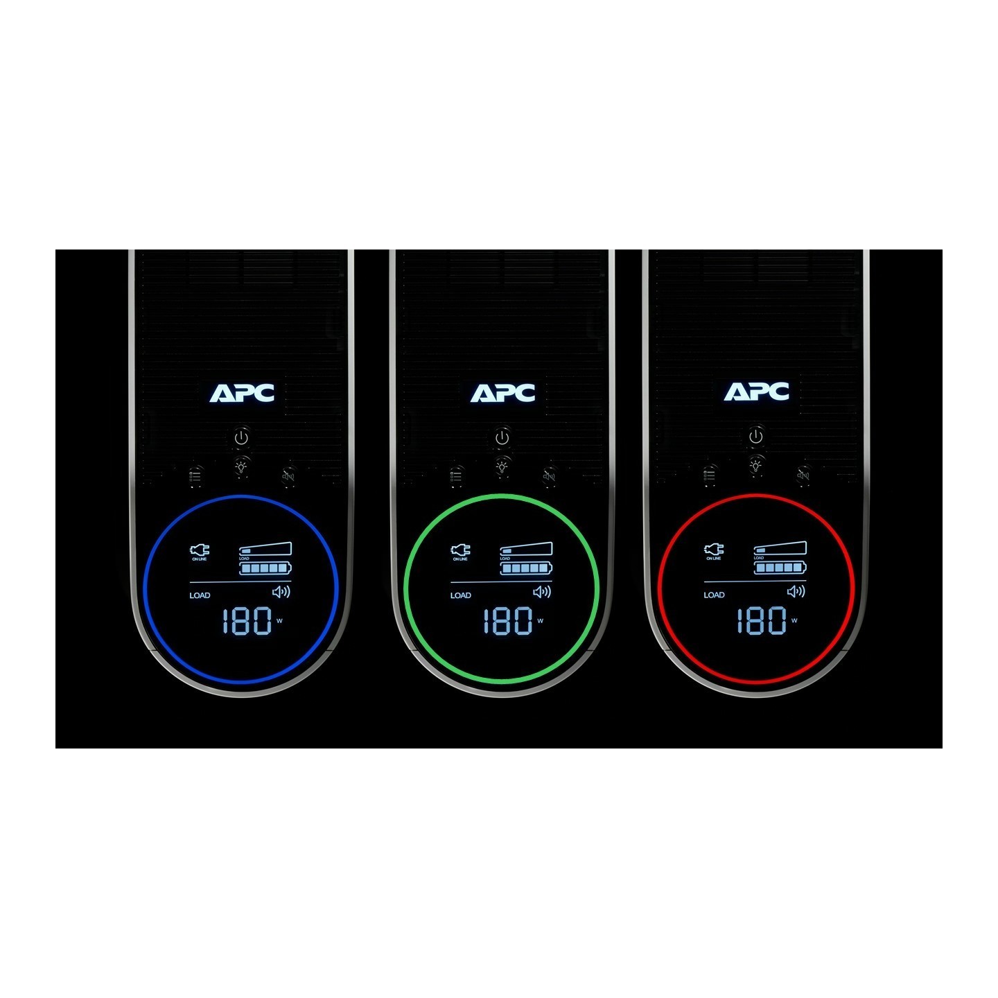 APC Back-UPS Pro 2200VA BGM2200B-GR - 1320W, 6 outlets (4 Schuko + 2 IEC C13), Black, LCD & RGB lighting