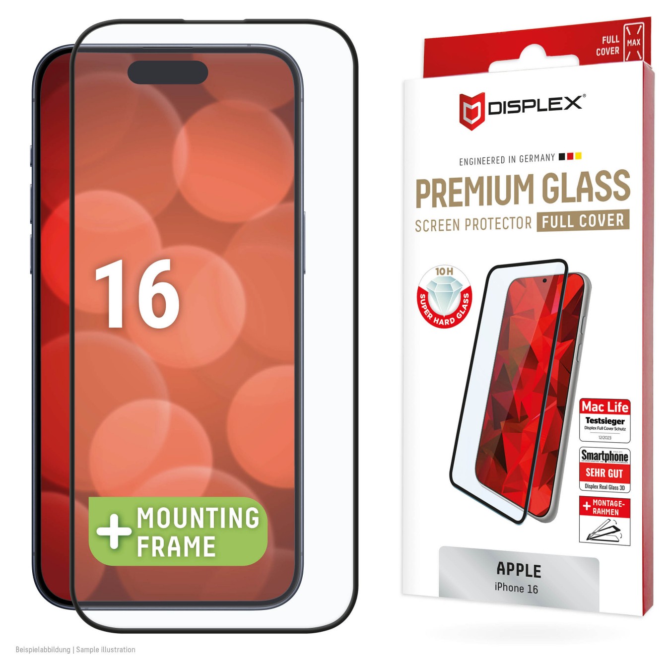 Buy DISPLEX Premium Glass FC iPhone 16 in Cyprus, Nicosia, Limassol, Larnaka, Pafos