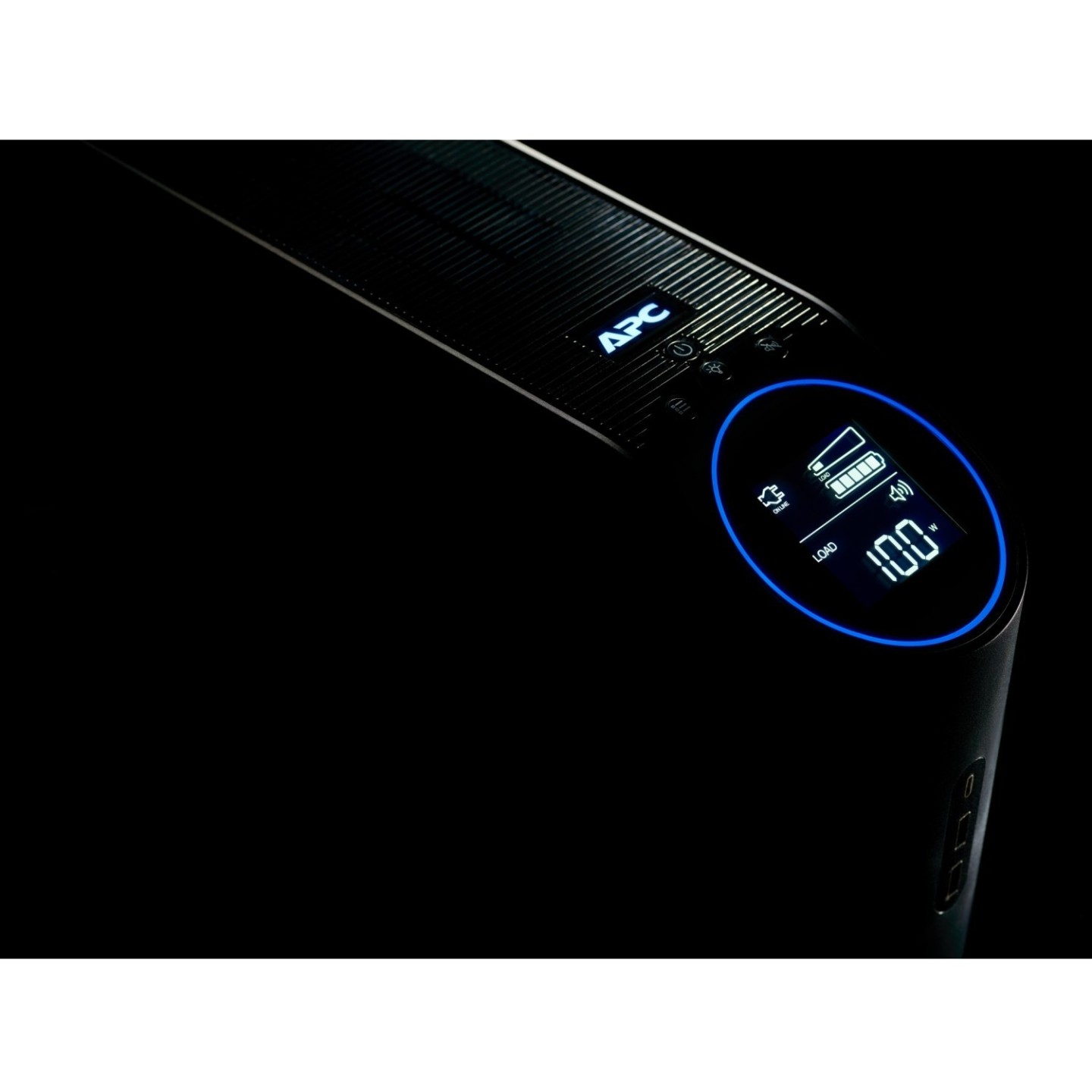 APC Back-UPS Pro 2200VA BGM2200B-GR - 1320W, 6 outlets (4 Schuko + 2 IEC C13), Black, LCD & RGB lighting