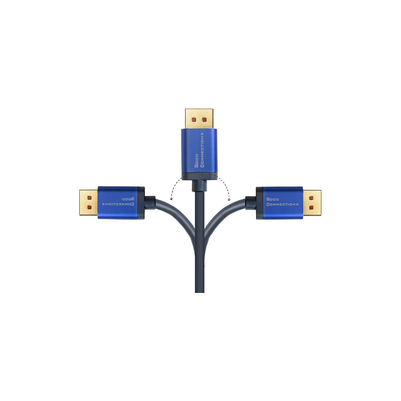 Buy Good Connections Kabel DP1.4-St.-HDMI2.0-St. blau 3m in Cyprus, Nicosia, Limassol, Larnaka, Pafos