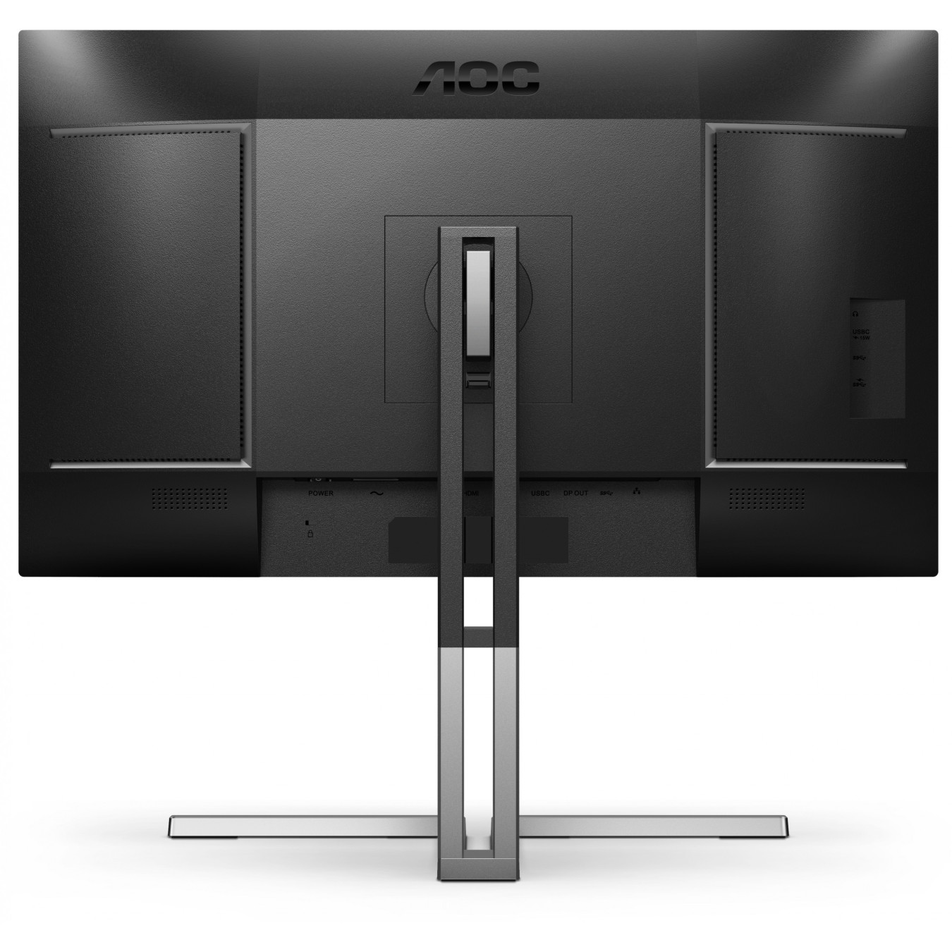 AOC Q27U3CV - 27-inch QHD (2560x1440) IPS Quantum Dot Monitor, HDR400, USB-C 96W PD, DP/HDMI, Black