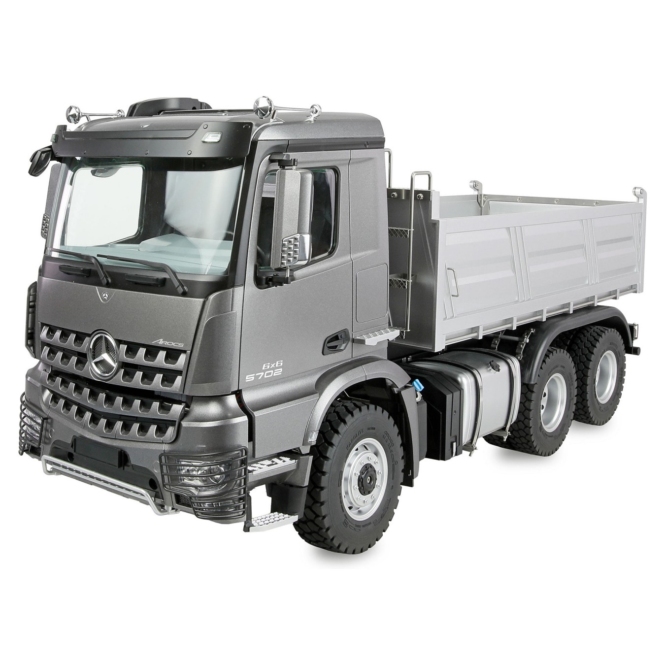 Buy Amewi Mercedes Arocs Muldenkipper 6x6 1:14 RTR anthrazit 14+ in Cyprus, Nicosia, Limassol, Larnaka, Pafos