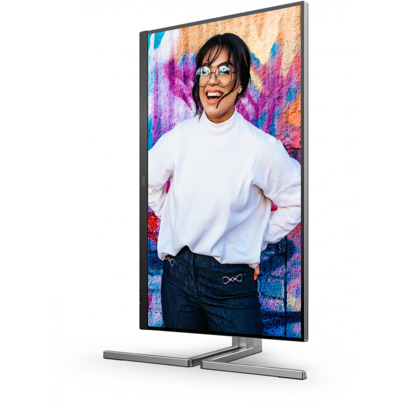 AOC Q27U3CV - 27-inch QHD (2560x1440) IPS Quantum Dot Monitor, HDR400, USB-C 96W PD, DP/HDMI, Black