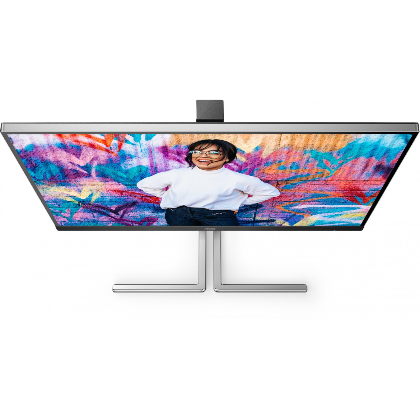AOC Q27U3CV - 27-inch QHD (2560x1440) IPS Quantum Dot Monitor, HDR400, USB-C 96W PD, DP/HDMI, Black