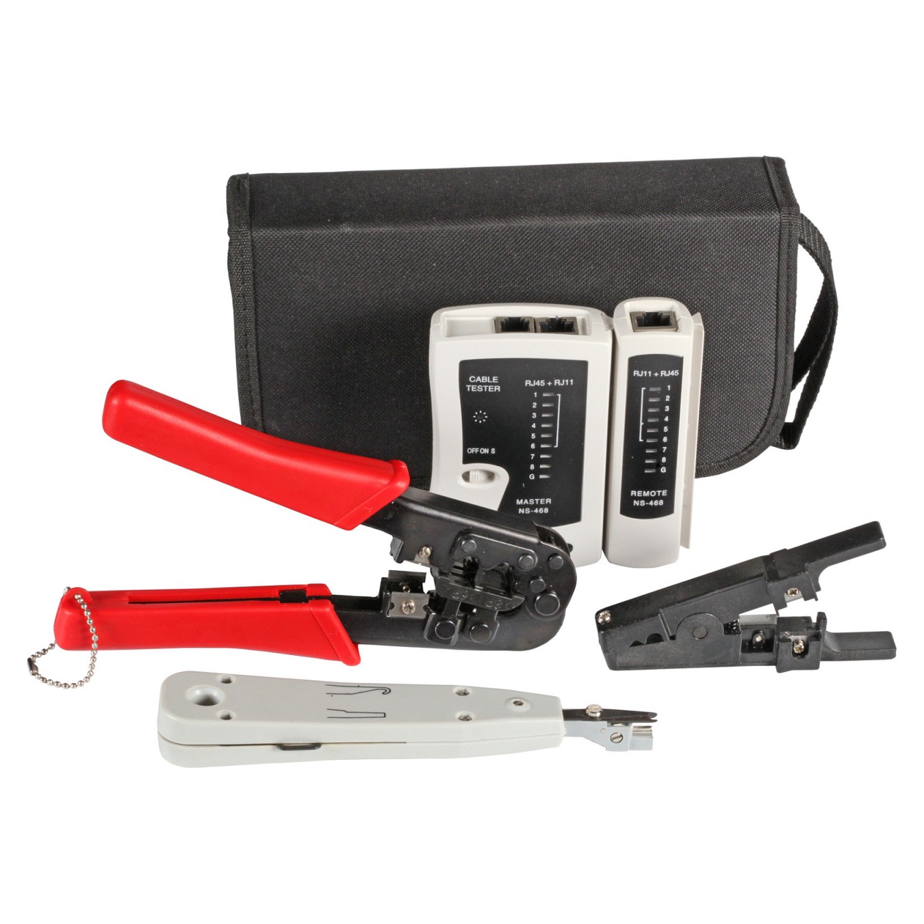 Buy Werkzeugset Netzwerktechnik 4-teilig, mit Tasche in Cyprus, Nicosia, Limassol, Larnaka, Pafos