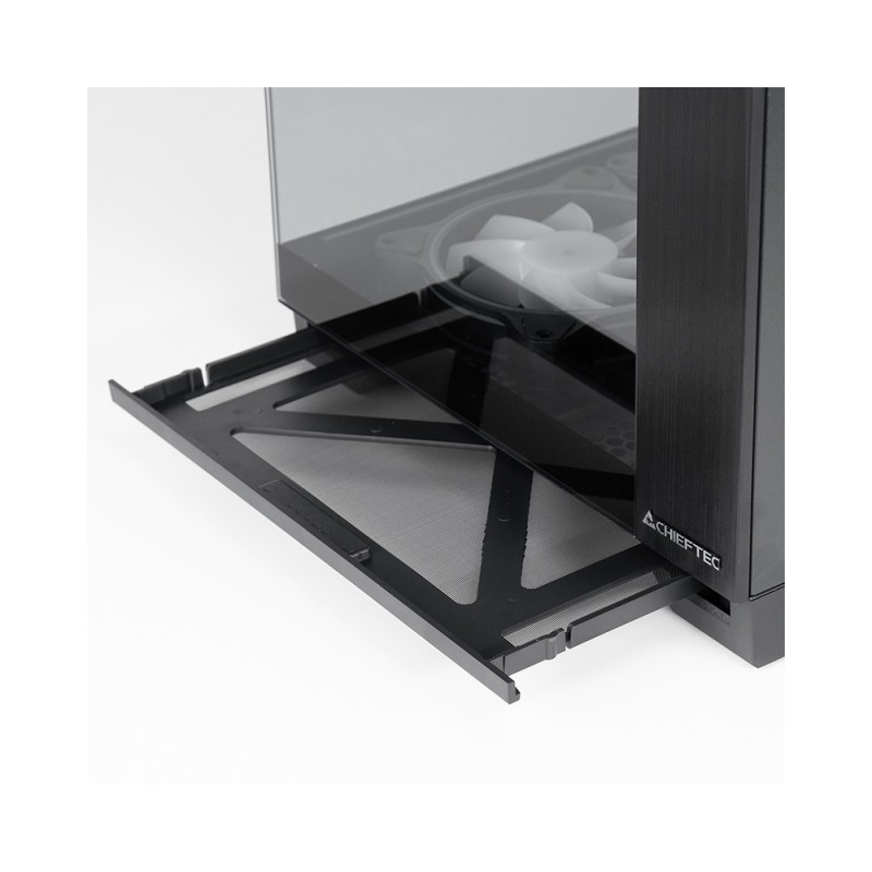 Buy Chieftec Visio GM-30B-TG-OP - Black Cube ATX/mATX Case, Dual Tempered Glass,... in Cyprus, Nicosia, Limassol, Larnaka, Pafos