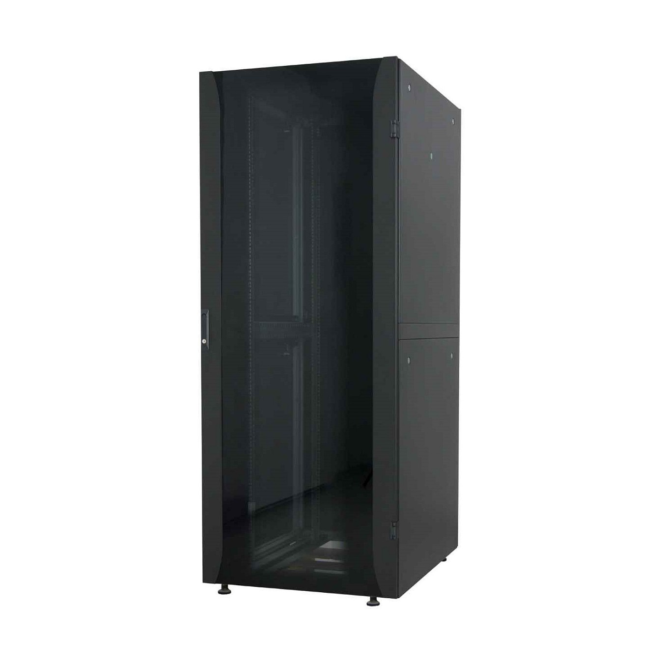Buy INTELLINET 48.3cm 19zoll Netzwerkschrank Premium Line 22 HE 1322x600x800mm HxBxT vollstaendig montiert Traglast 2000k... in 