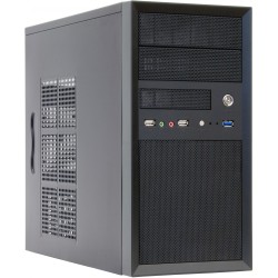 Chieftec CT-01B-OP Mini Tower Micro-ATX Case - Black Mesh (Retail) — Buy in Cyprus with Fast Delivery