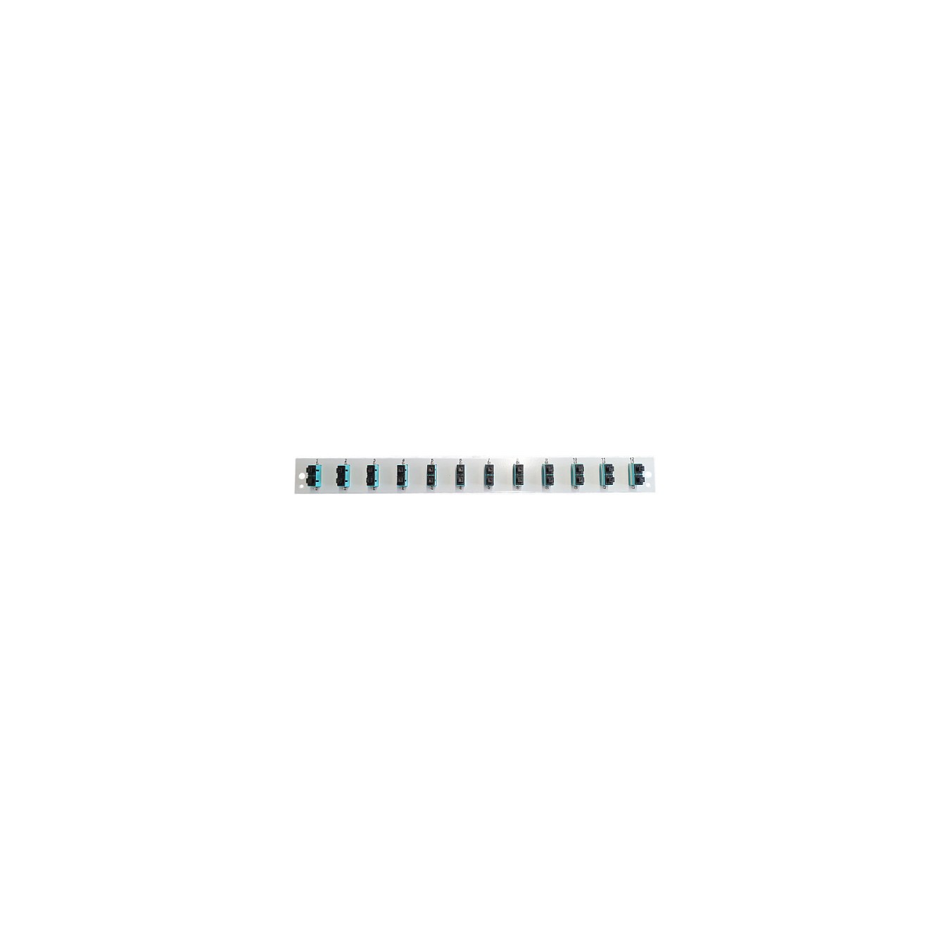 Buy EFB Bestckte Frontblende mit 12 x SC Duplex Kupplung OM3 vertikal, grau in Cyprus, Nicosia, Limassol, Larnaka, Pafos