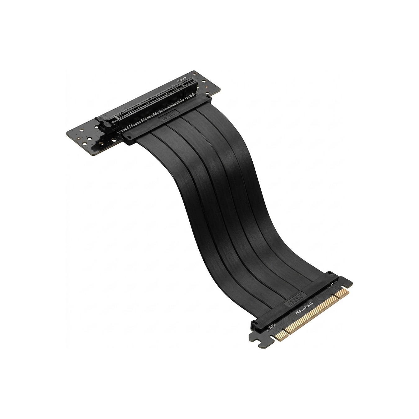 Buy MSI Riser Kabel PCIe 4.0 X16 180mm black retail in Cyprus, Nicosia, Limassol, Larnaka, Pafos