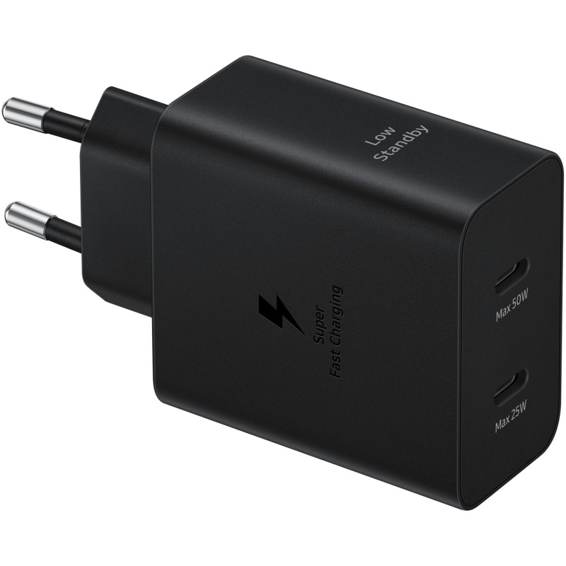 Buy Samsung 50W Power Duo Charger - EP-T5020 - Dual USB-C Fast Charger with 1.8m... in Cyprus, Nicosia, Limassol, Larnaka, Pafos