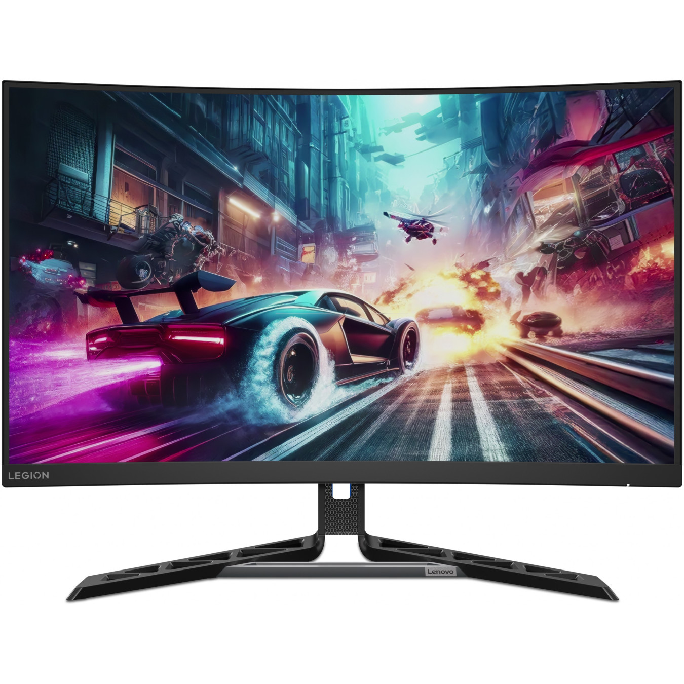 Lenovo Legion R32qc-30 - 31.5in QHD Curved Gaming Monitor, 180Hz, 0.5ms, VA Panel, Raven Black
