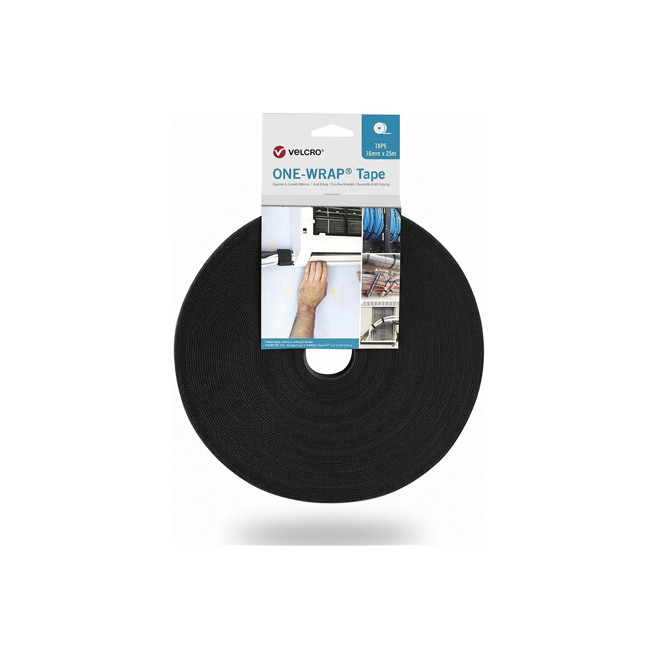 Buy VELCRO ONE-WRAP Kabelflachverleger schwarz, einfach, 16 x 70 mm in Cyprus, Nicosia, Limassol, Larnaka, Pafos