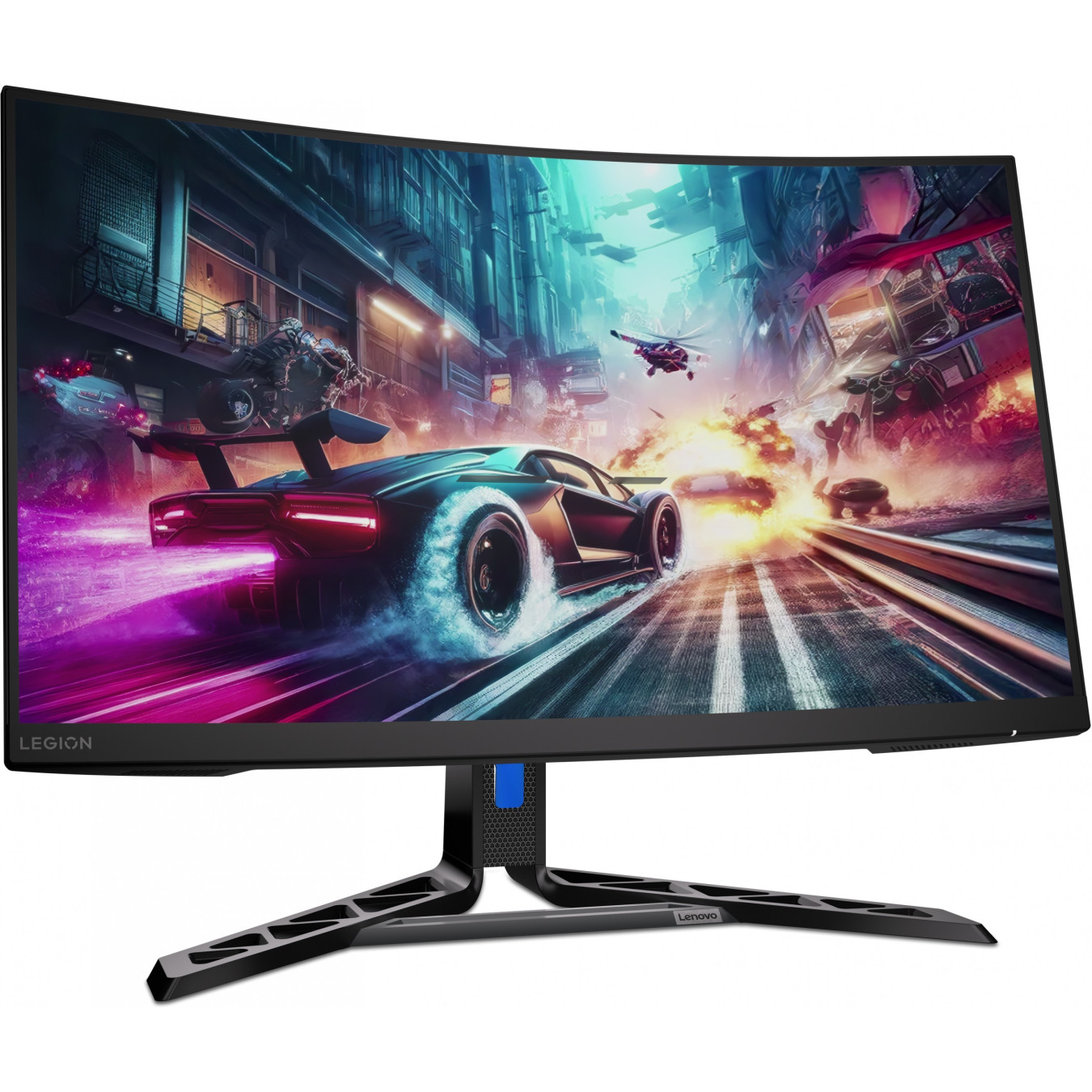Lenovo Legion R32qc-30 - 31.5in QHD Curved Gaming Monitor, 180Hz, 0.5ms, VA Panel, Raven Black
