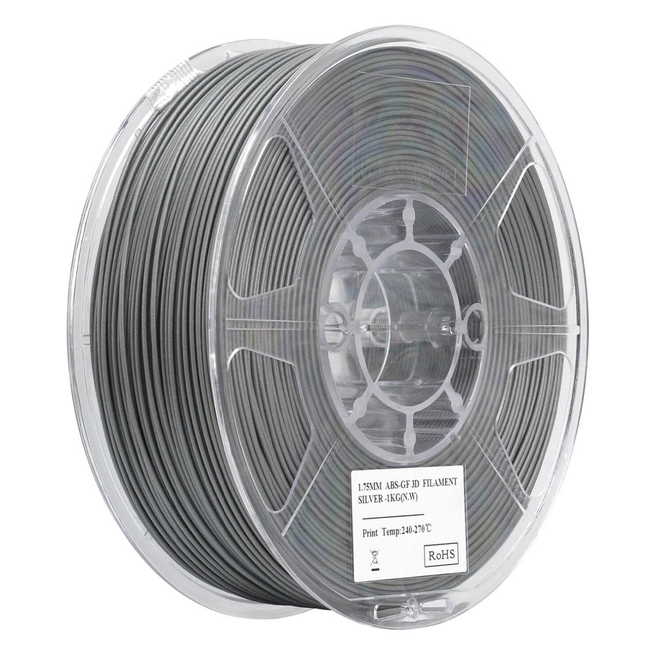 Buy EABS-GF 1,75mm SILVER 1kg in Cyprus, Nicosia, Limassol, Larnaka, Pafos