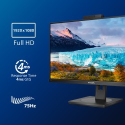 Buy Philips 272S1MH/00 - 27" IPS Full HD Monitor, 75Hz, 4ms, HDMI/DVI/DP, USB 3.... in Cyprus, Nicosia, Limassol, Larnaka, Pafos