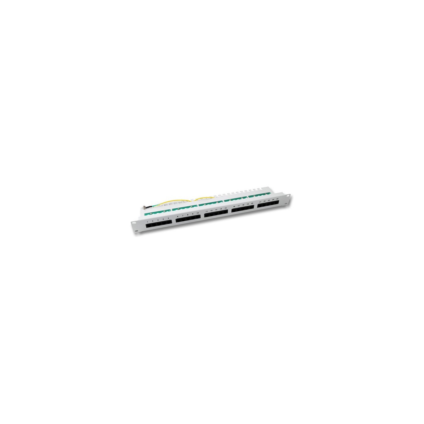 Buy Patchpanel 25xRJ45 8 4 1HE ISDN, grau, Cat. 3 in Cyprus, Nicosia, Limassol, Larnaka, Pafos