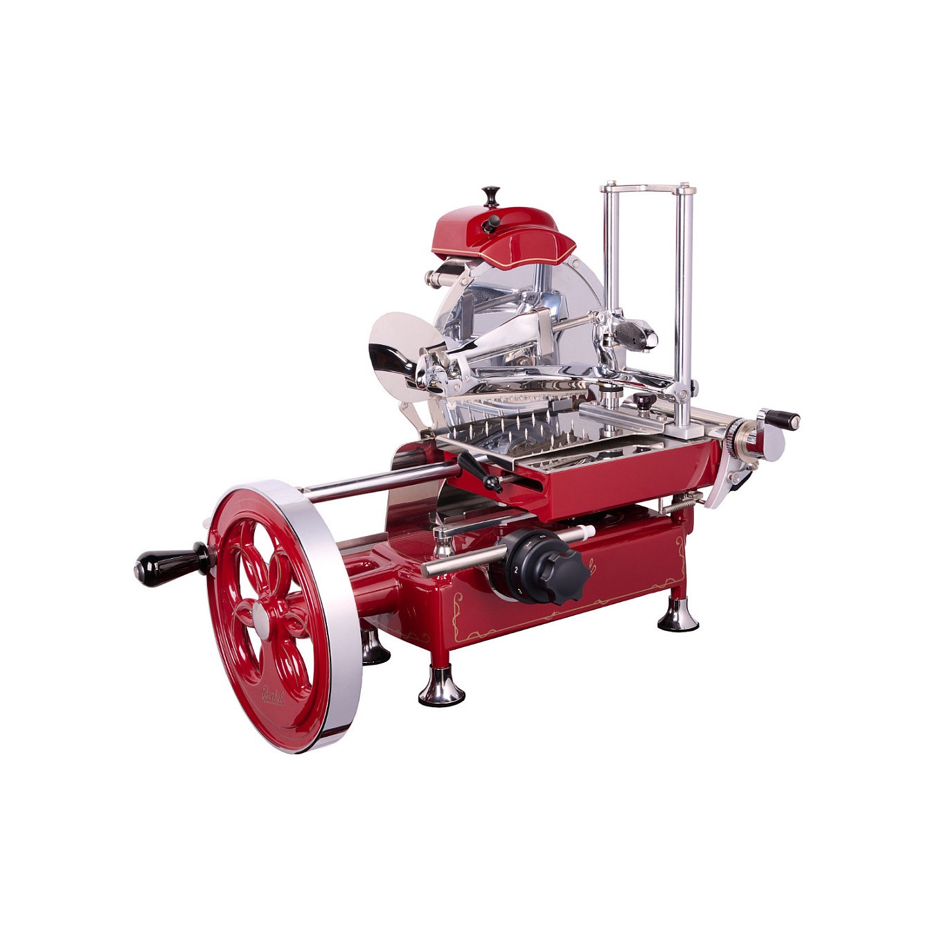 Buy Berkel Volano B2 rot fiorato Schwungrad-Aufschnittmaschine in Cyprus, Nicosia, Limassol, Larnaka, Pafos