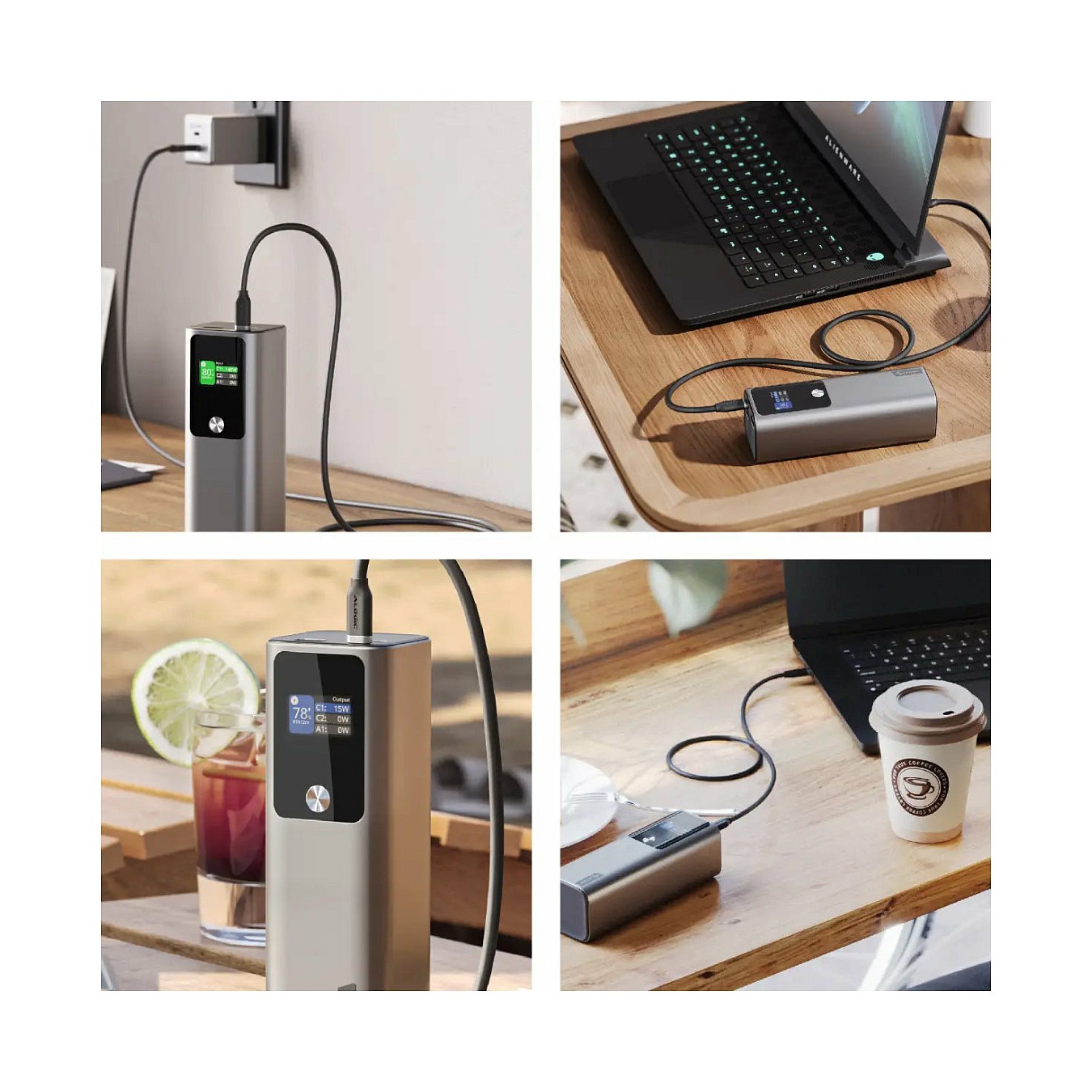 Buy Alogic Ark Powerbank 27.000 mAh with 140W USB-C Charging in Cyprus, Nicosia, Limassol, Larnaka, Pafos