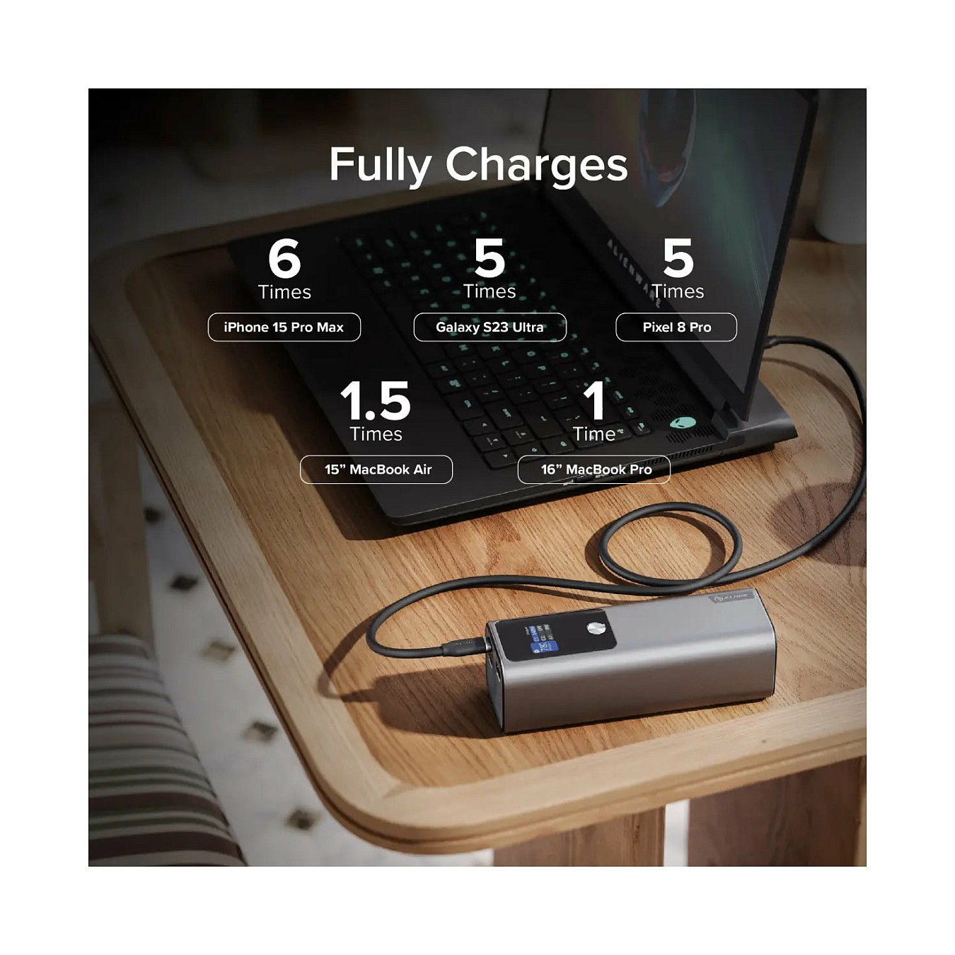 Buy Alogic Ark Powerbank 27.000 mAh with 140W USB-C Charging in Cyprus, Nicosia, Limassol, Larnaka, Pafos