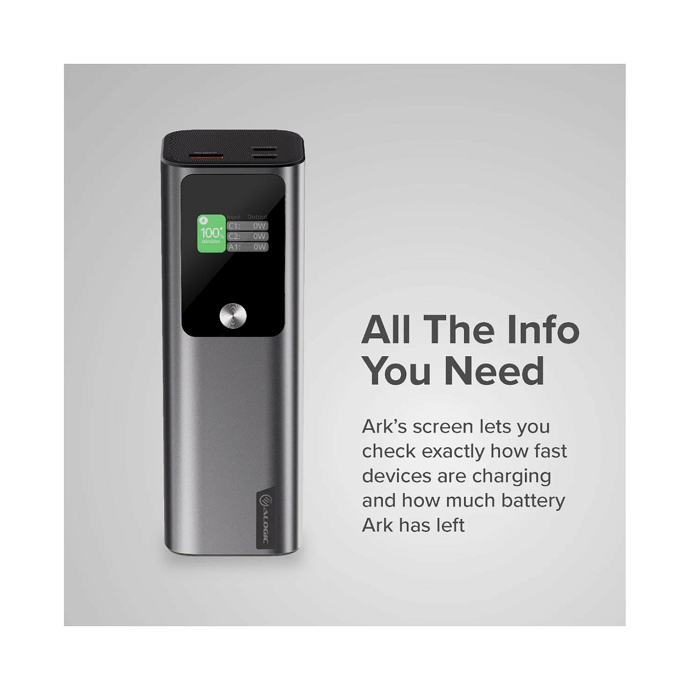 Buy Alogic Ark Powerbank 27.000 mAh with 140W USB-C Charging in Cyprus, Nicosia, Limassol, Larnaka, Pafos