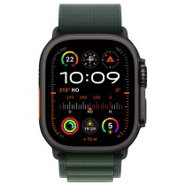 Buy APPLE Watch Ultra 2 GPS + Cellular 49mm Black Titanium Case with Dark Green Alpine Loop - Small in Cyprus, Nicosia, Limassol