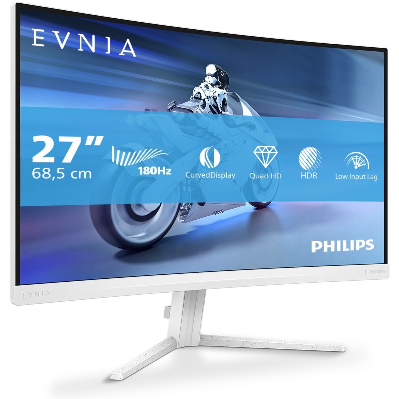 Buy Philips Evnia 5000 - 27" 27M2C5501 QHD (2560x1440) Curved 1500R 180Hz Fast V... in Cyprus, Nicosia, Limassol, Larnaka, Pafos
