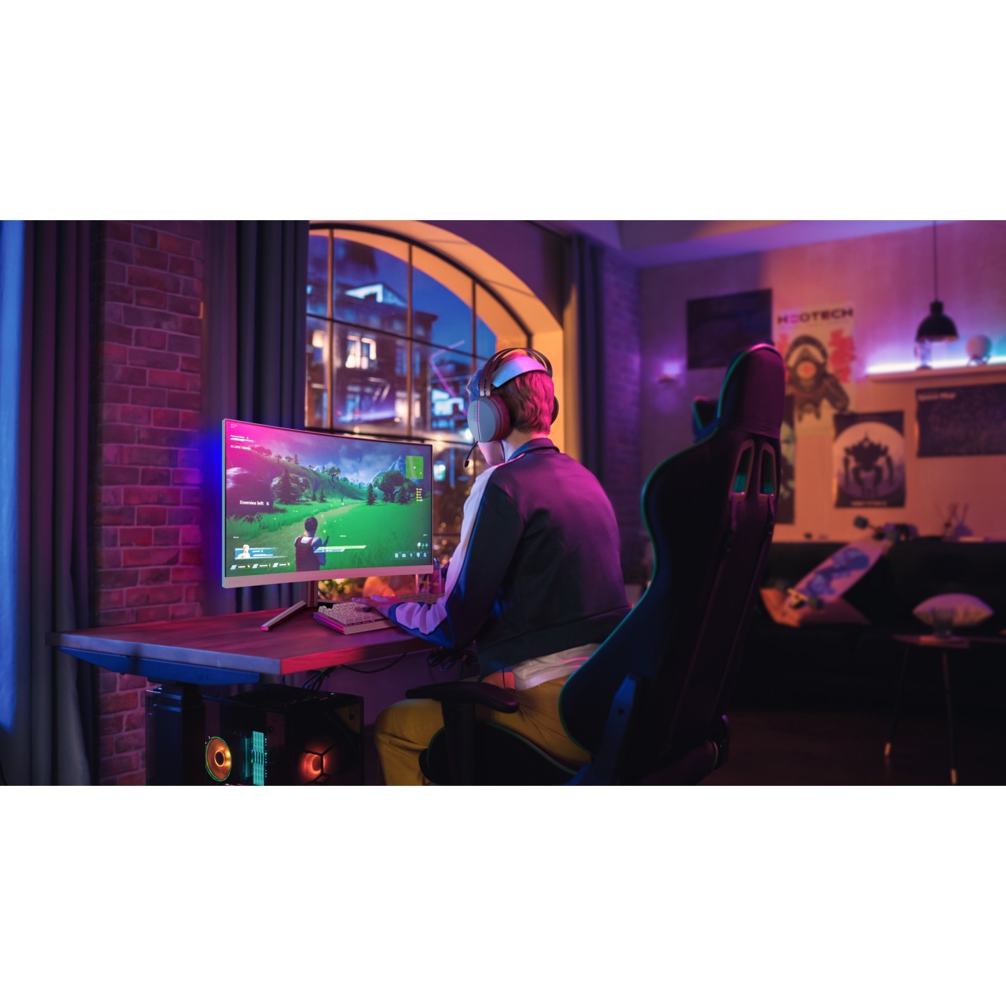 Philips Evnia 5000 27M2C5501 27" QHD 1500R 180Hz VA Gaming Monitor White (Boxed) — Buy in Cyprus with Fast Delivery