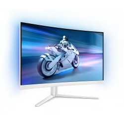 Philips Evnia 5000 27M2C5501 27" QHD 1500R 180Hz VA Gaming Monitor White (Boxed) — Buy in Cyprus with Fast Delivery