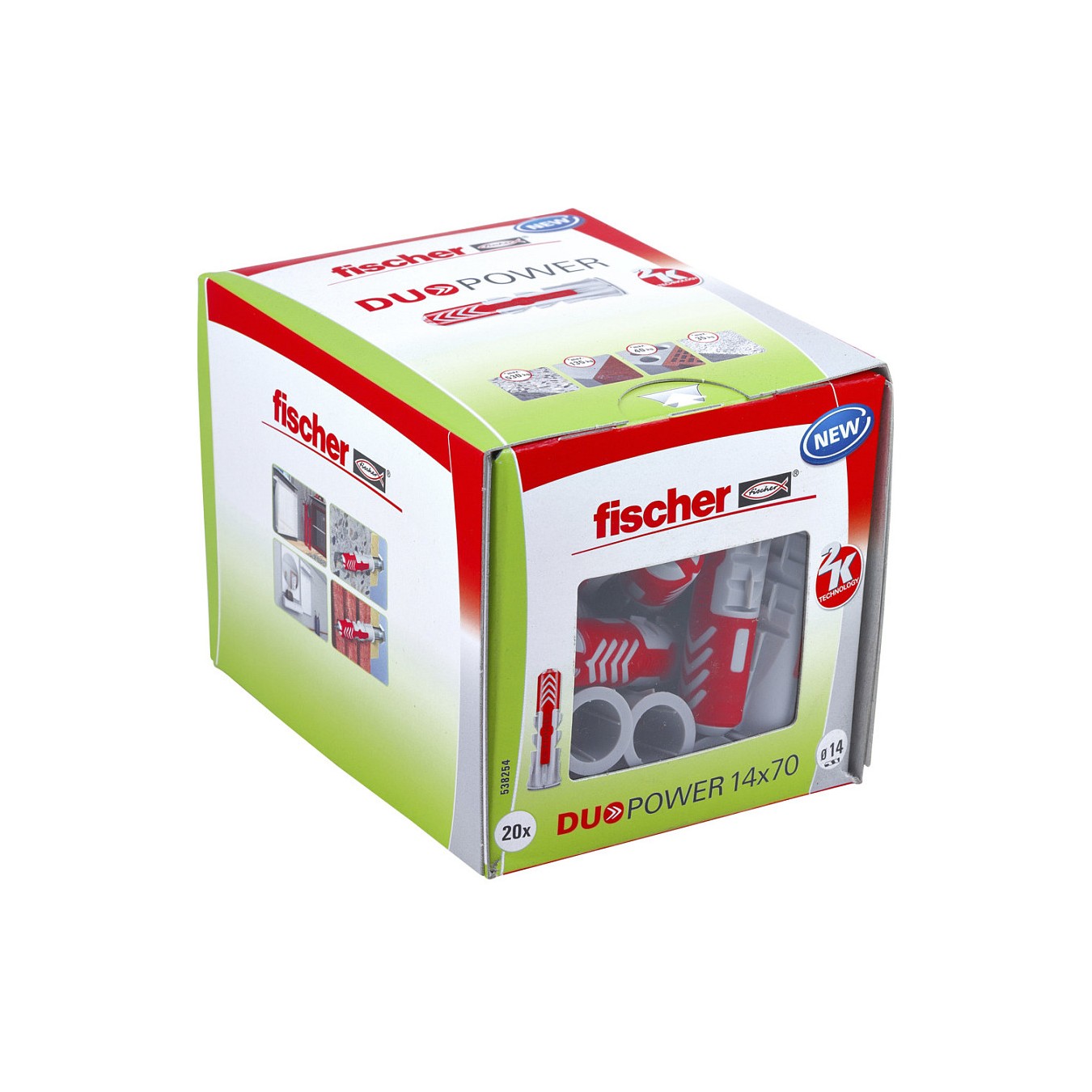 Buy fischer DuoPower 14x70 Universaldübel-Sortiment 14 x 70 mm. 20 Stück in Cyprus, Nicosia, Limassol, Larnaka, Pafos