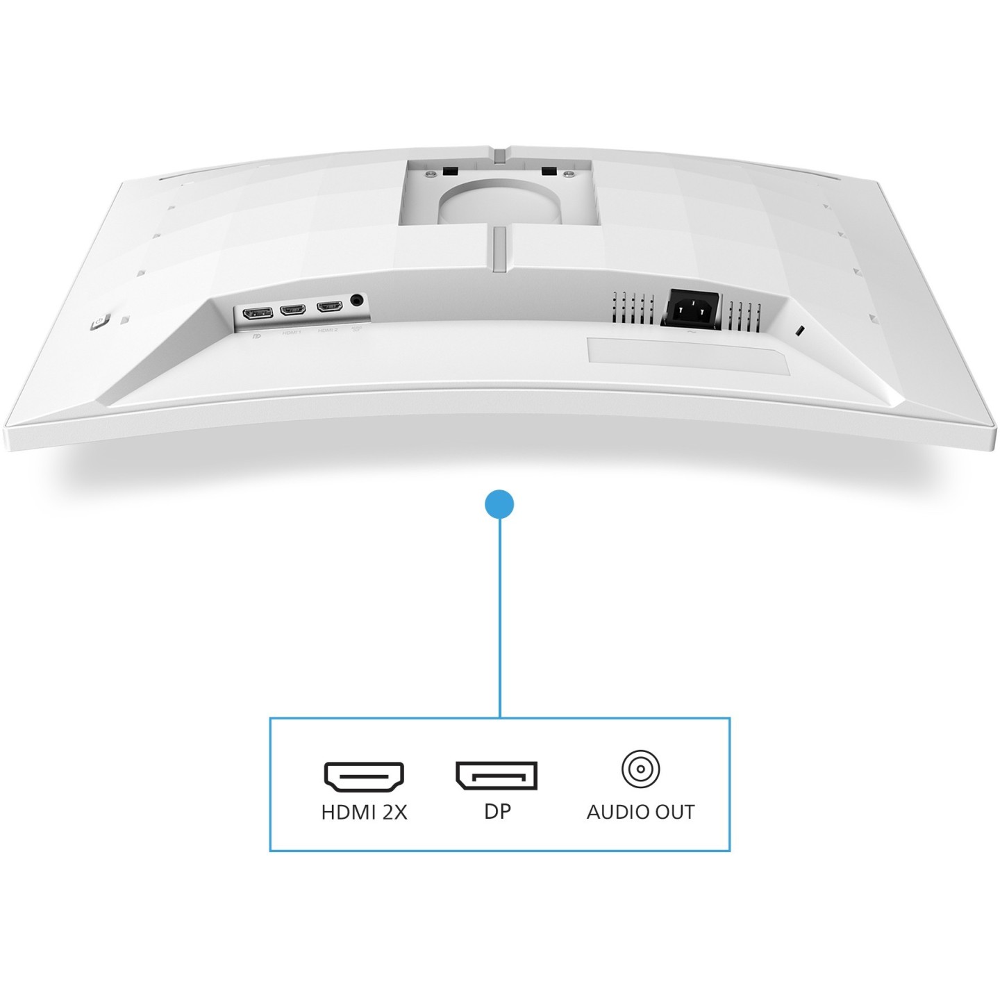 Philips Evnia 5000 27M2C5501 27" QHD 1500R 180Hz VA Gaming Monitor White (Boxed) — Buy in Cyprus with Fast Delivery