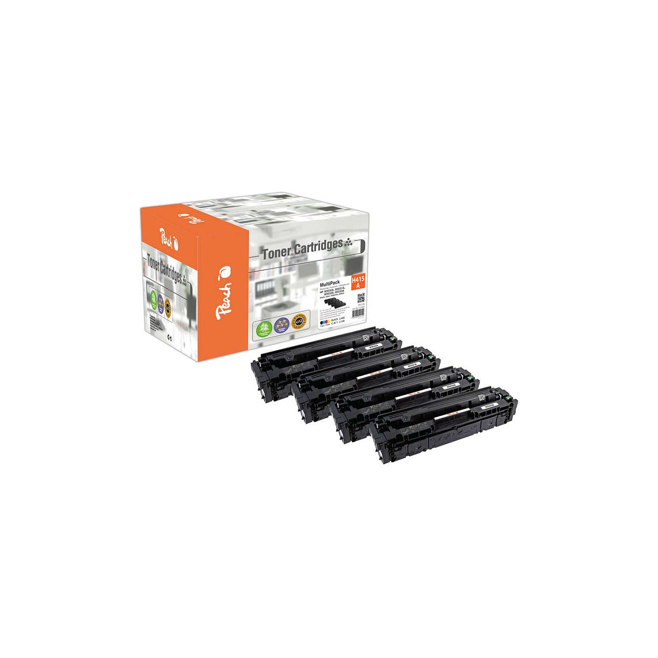 Buy Peach Toner Spar Pack PT1139 (kompatibel zu HP 415A) in Cyprus, Nicosia, Limassol, Larnaka, Pafos