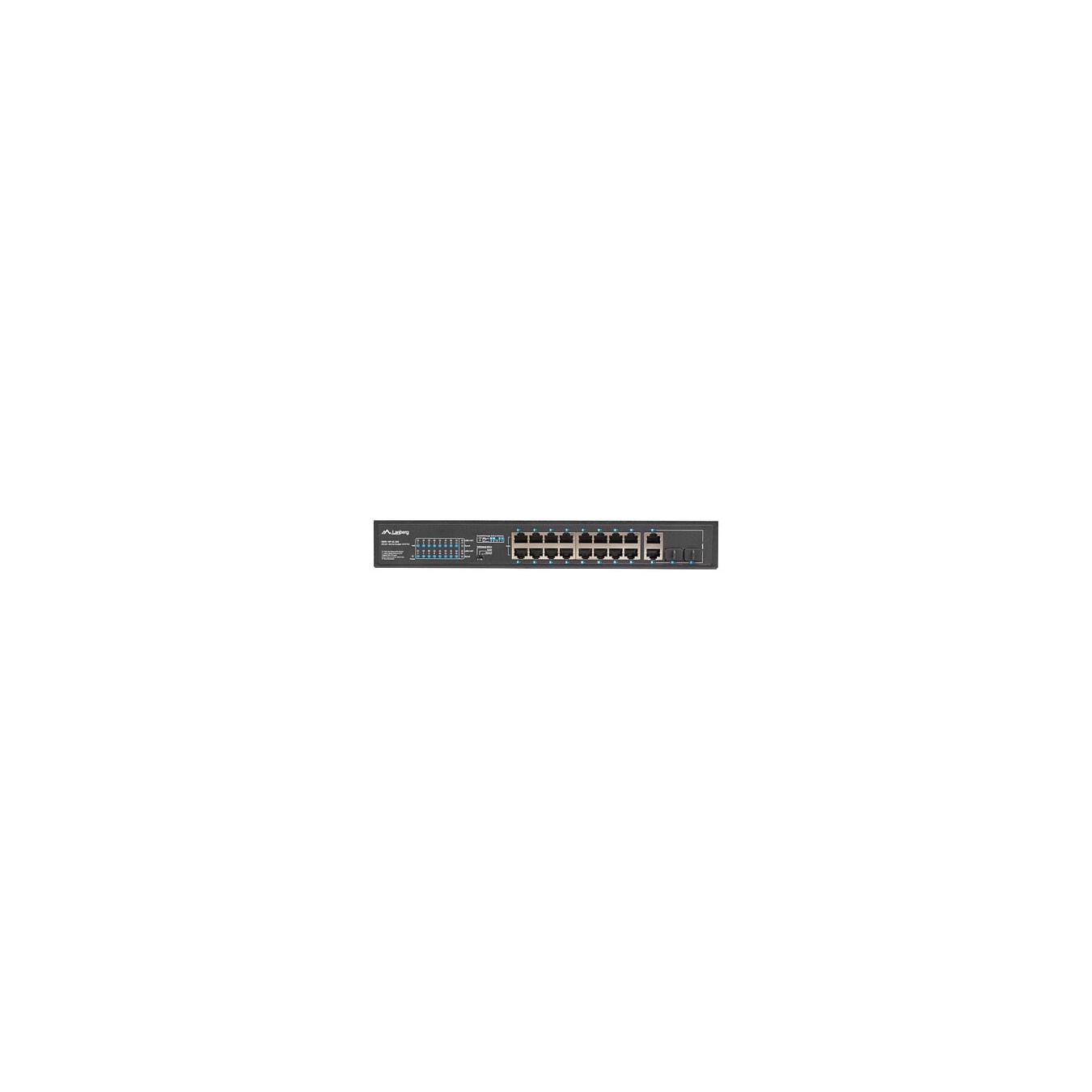 Buy LANBERG Switch 16-Port PoE+ 2x1GB 1xSFP 19' unmanaged 250W in Cyprus, Nicosia, Limassol, Larnaka, Pafos