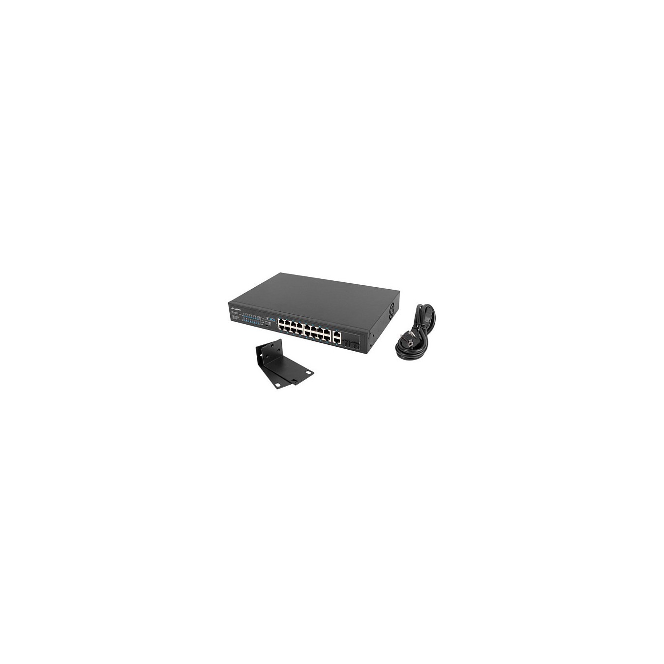 Buy LANBERG Switch 16-Port PoE+ 2x1GB 1xSFP 19' unmanaged 250W in Cyprus, Nicosia, Limassol, Larnaka, Pafos
