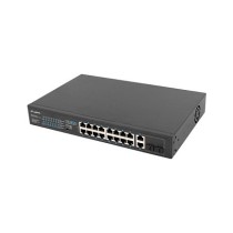 Buy LANBERG Switch 16-Port PoE+ 2x1GB 1xSFP 19' unmanaged 250W in Cyprus, Nicosia, Limassol, Larnaka, Pafos