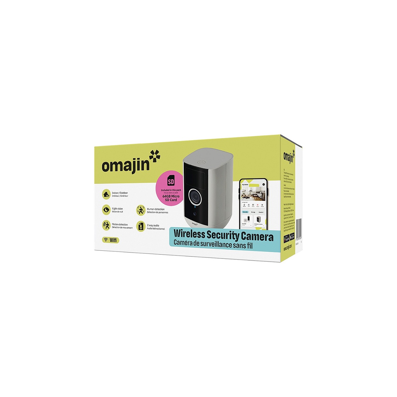 Buy Omajin by Netatmo Kabellose Überwachungskamera - Akku - Indoor & Outdoor - weiß in Cyprus, Nicosia, Limassol, Larnaka, Pafos