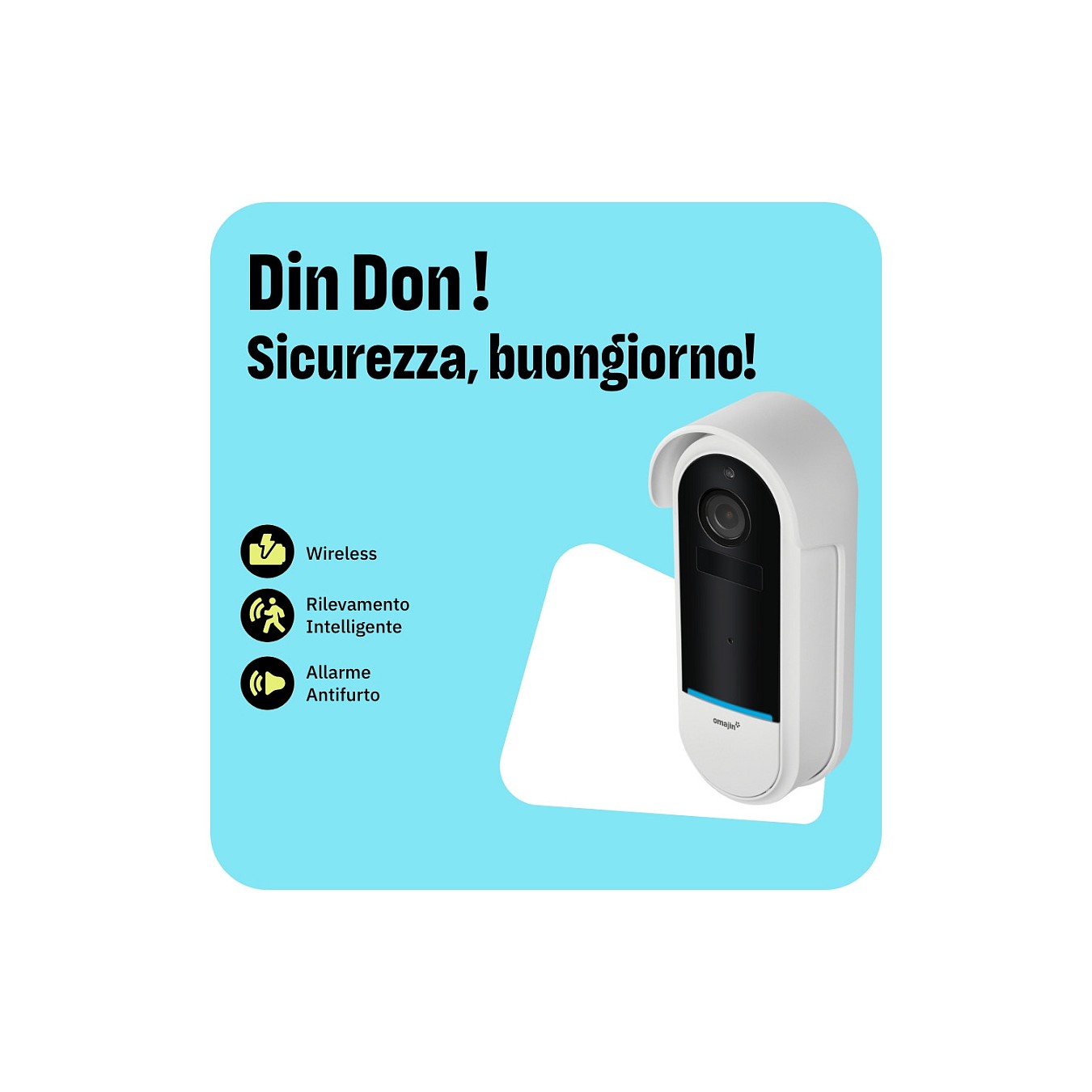 Buy Omajin by Netatmo Kabellose Überwachungskamera - Akku - Indoor & Outdoor - weiß in Cyprus, Nicosia, Limassol, Larnaka, Pafos