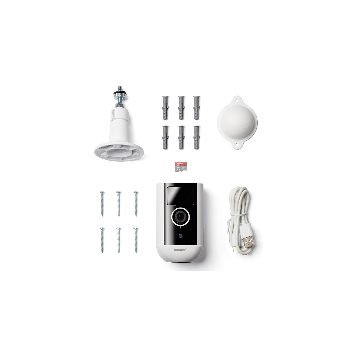 Buy Omajin by Netatmo Kabellose Überwachungskamera - Akku - Indoor & Outdoor - weiß in Cyprus, Nicosia, Limassol, Larnaka, Pafos