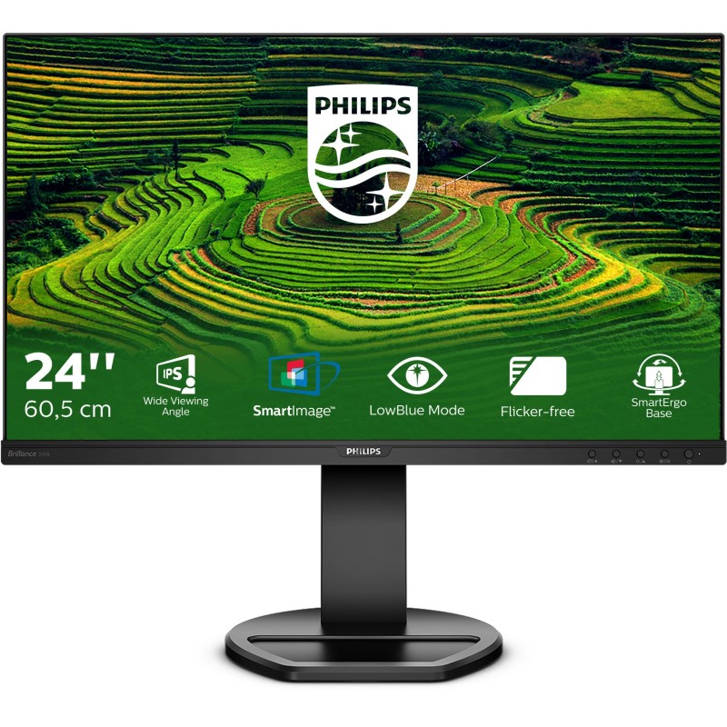 Buy Philips B-Line 241B8QJEB - 23.8-inch FHD IPS Monitor, 75Hz, 5ms, DP/HDMI/DVI... in Cyprus, Nicosia, Limassol, Larnaka, Pafos