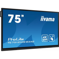 Buy iiyama ProLite TE7512MIS-B3AG - 75" 4K UHD IPS Interactive Touch Display, An... in Cyprus, Nicosia, Limassol, Larnaka, Pafos