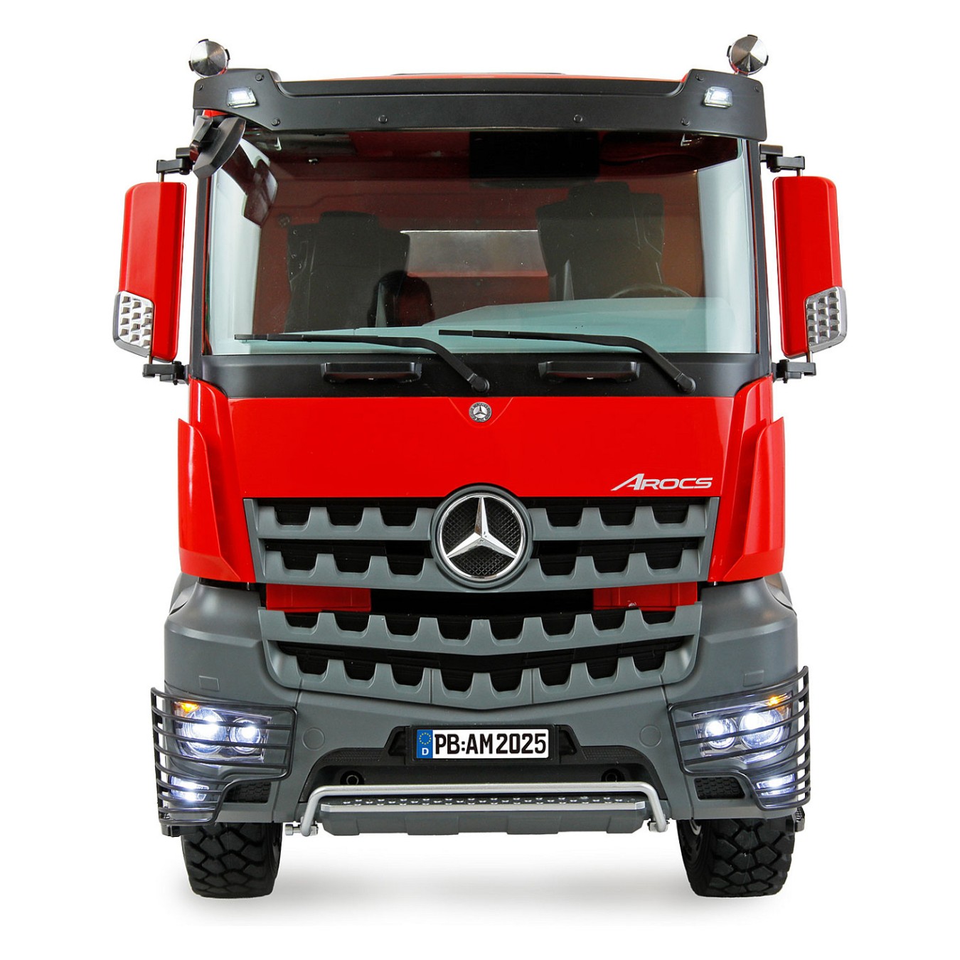 Buy Amewi Mercedes-Benz Arocs Muldenkipper 6x6 1:14 RTR rot 14+ in Cyprus, Nicosia, Limassol, Larnaka, Pafos