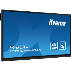 Buy iiyama ProLite TE7512MIS-B3AG - 75" 4K UHD IPS Interactive Touch Display, An... in Cyprus, Nicosia, Limassol, Larnaka, Pafos