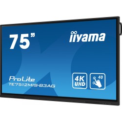 Buy iiyama ProLite TE7512MIS-B3AG - 75" 4K UHD IPS Interactive Touch Display, An... in Cyprus, Nicosia, Limassol, Larnaka, Pafos