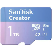 SanDisk Creator microSDXC Card - 1TB - Blue, UHS-I, Class 10, 190MB/s Read, 130MB/s Write — Buy in Cyprus with Fast Delivery