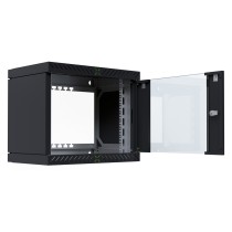 Buy 19' Wandgehäuse X-Rack mit Glastür 400-600mm 9HE schwarz in Cyprus, Nicosia, Limassol, Larnaka, Pafos